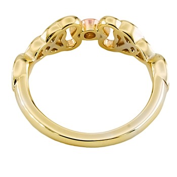 9ct 2 tone gold Clogau Diamond Ring size J